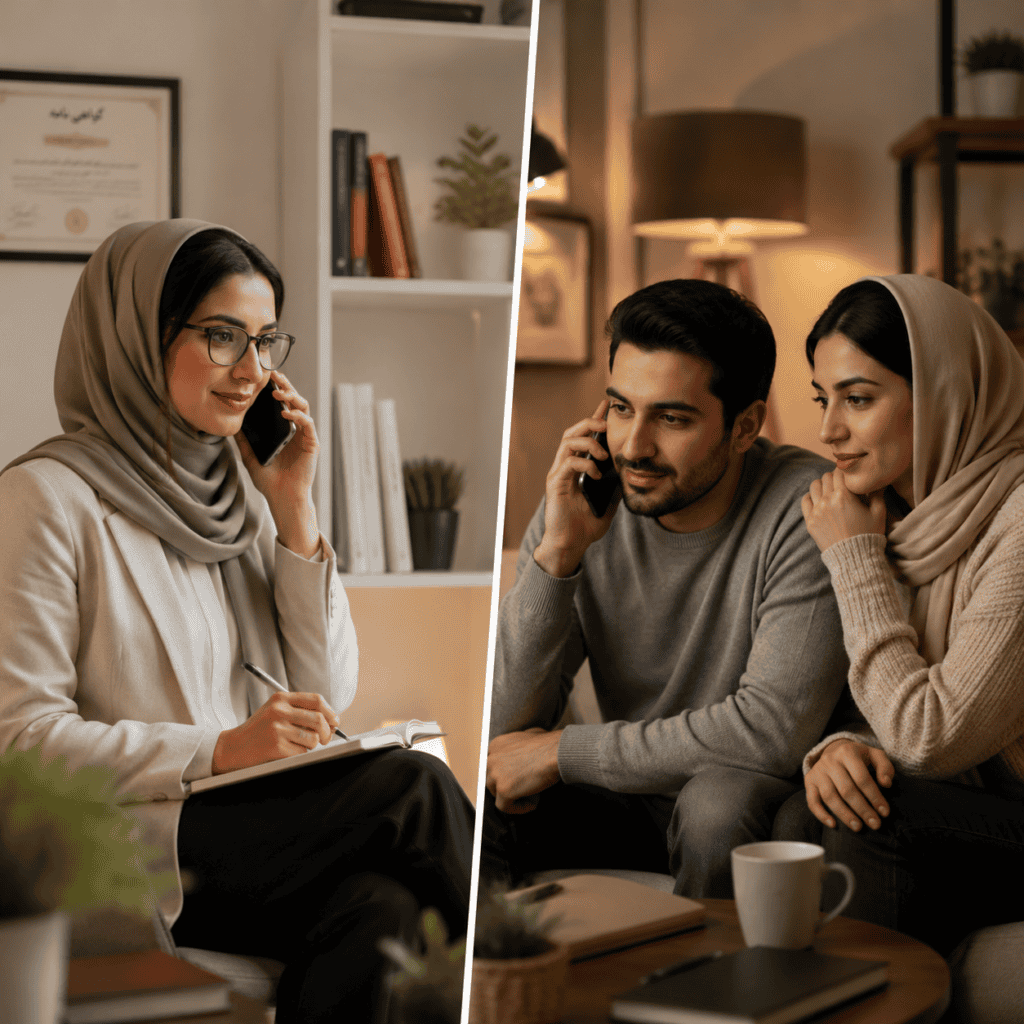 مشاوره قبل از ازدواج تلفنی