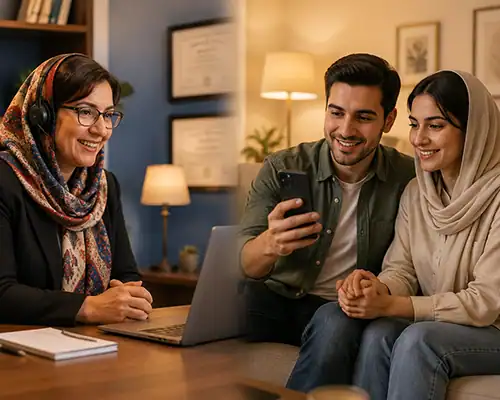 مشاوره پیش از ازدواج به صورت تلفنی